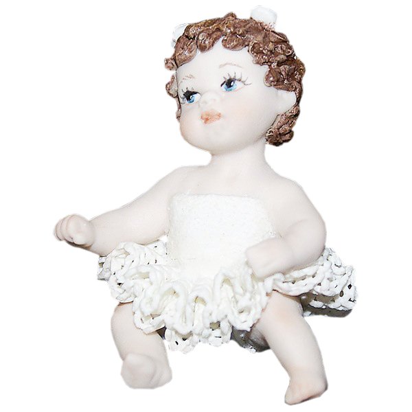 Фарфоровая Статуэтка кукла Маленькая танцовщица