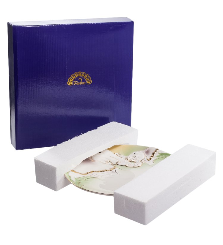 Блюдо из фарфора Слоны Pavone FM-74/ 5, фотография в упаковке