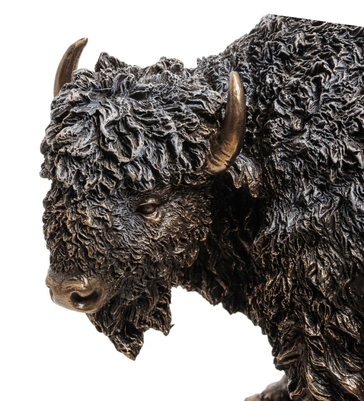 Статуэтка Бизон Veronese WS-775, увеличенный вид профиль
