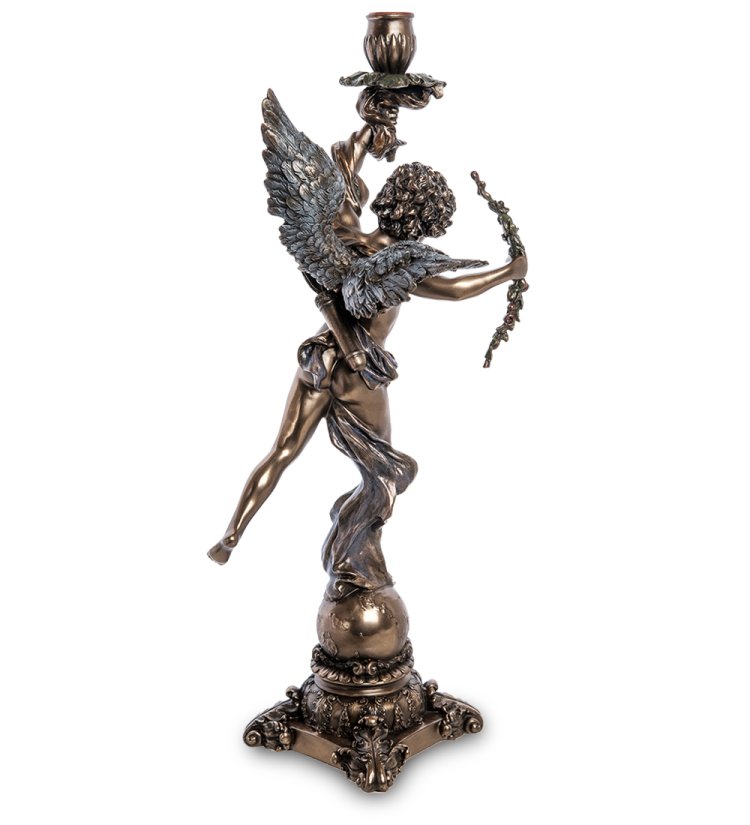 Статуэтка-подсвечник Амур Veronese WS-980, оборотная сторона