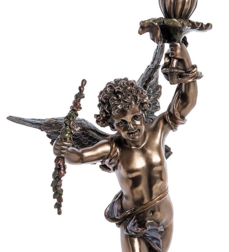 Статуэтка-подсвечник Амур Veronese WS-980, портретный вид