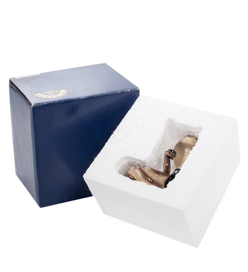 Маленькая Фигурка из керамики Змея - Аристократ Pavone CMS-37/13, упаковочный вид