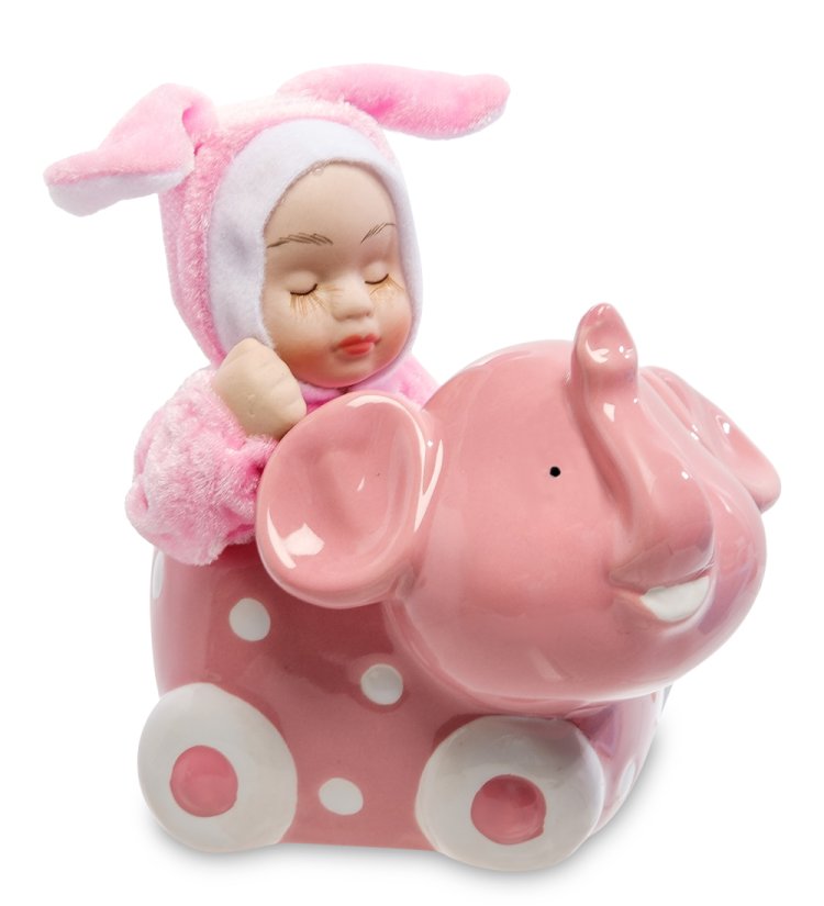 Музыкальная фигурка из керамики Сладкий Сон Малышки Valerio Sole MUG-145/2, вид профиль