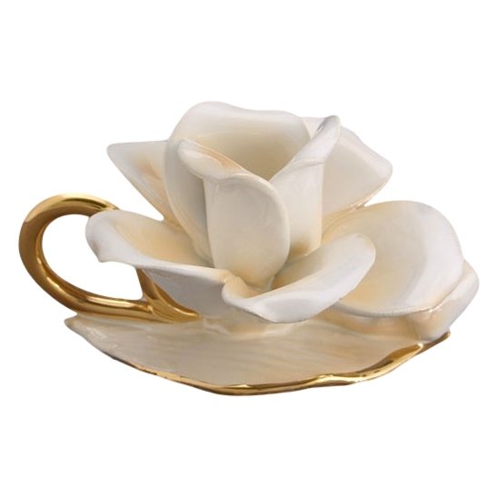 Подсвечник с ручкой Роза