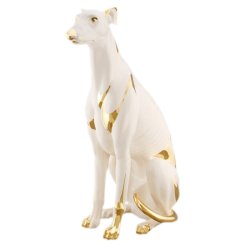 Керамическая статуэтка Собака Грейхаунд