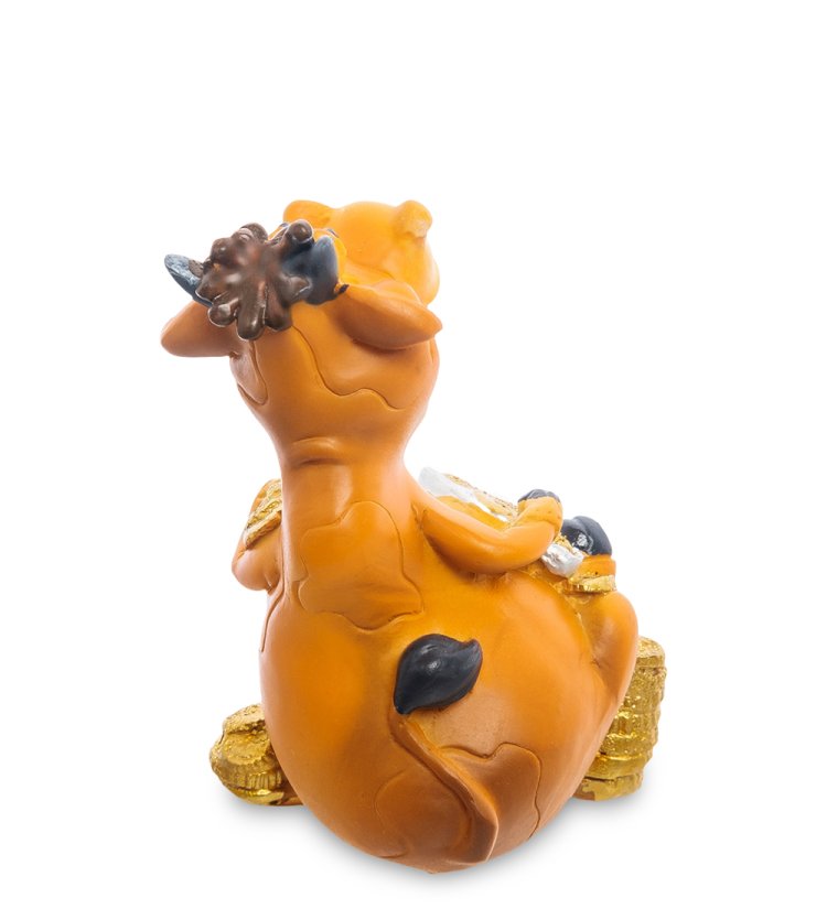 Статуэтка Бык символ 2021 года - знак зодиака Рак AF-1013/ 7, фотография со спины