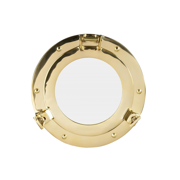 Зеркало Золотой Иллюминатор корабля, диаметр 24 см