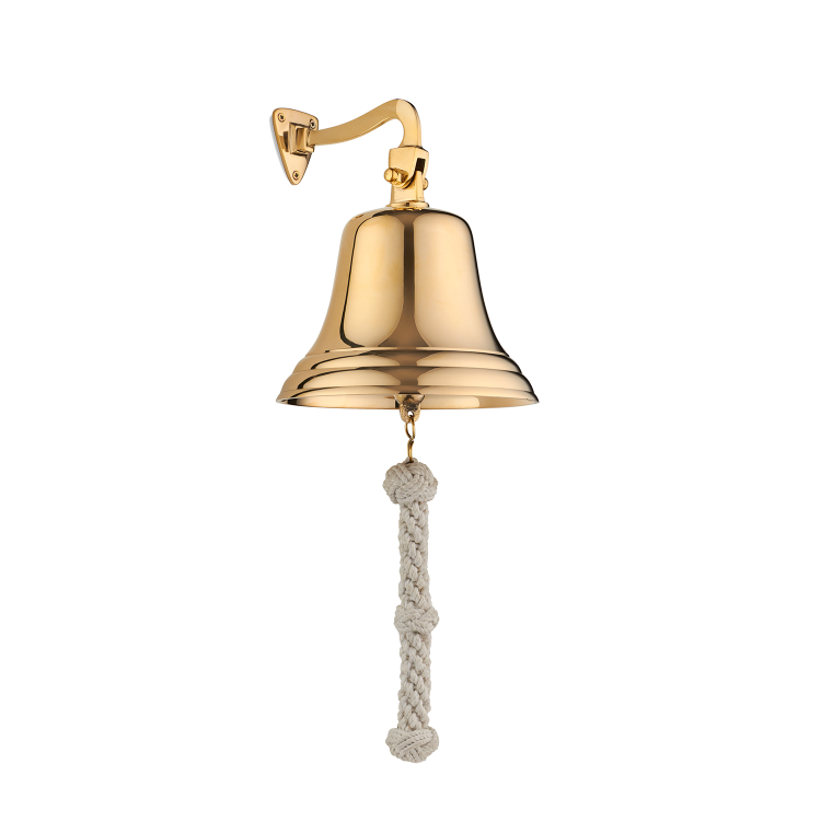 Корабельная рында Колокол из золота - Диаметр 18 см