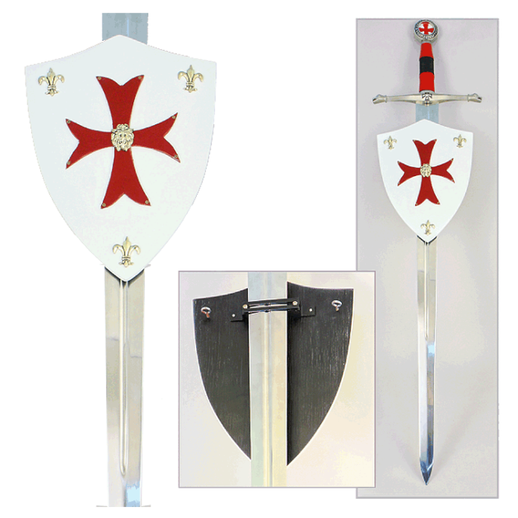 Щит геральдический малый Крестоносцев Art Gladius AG-880