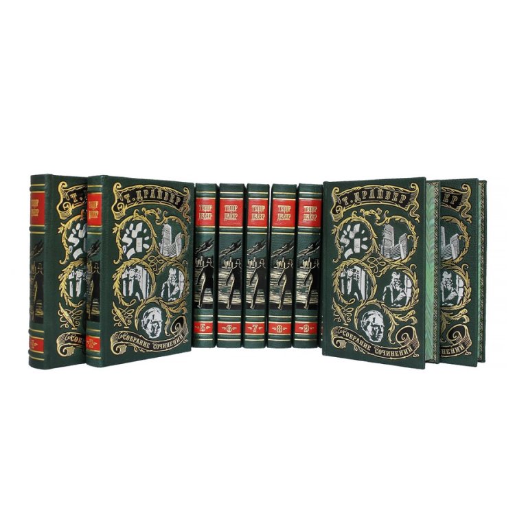 Книги в кожаном переплете Теодор Драйзер - Собрание сочинений в 12 томах BG1323S, фотография 3