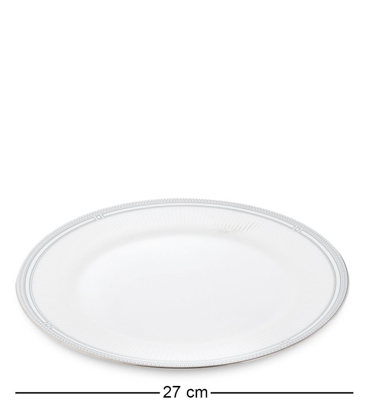 Чайный сервиз на 6 персон с тарелками Венецианская Классика Pavone JK-108, фотография тарелки 27 см