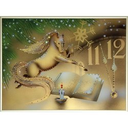 Картина Предсказание в год лошади c кристаллами Swarovski