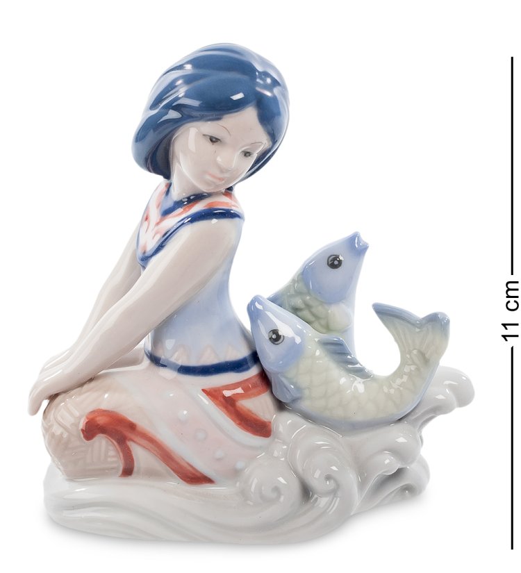 Фигурка из фарфора Знак зодиака Рыбы Pavone JP-25/ 3