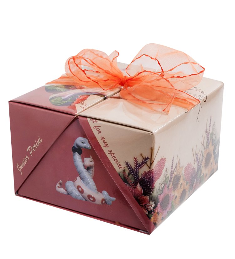 Фарфоровая статуэтка Змеи Pavone JP-51/10, фотография коробки