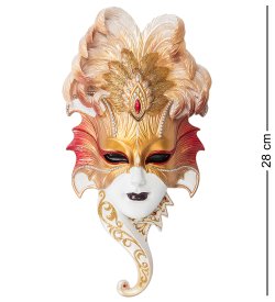 Венецианская маска Медно-Рубиновая Сова
