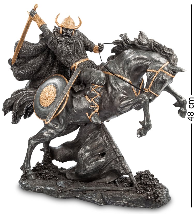 Статуэтка Викинг на коне Veronese WS-37