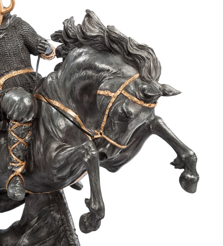 Статуэтка Викинг на коне Veronese WS-37, увеличенный вид коня