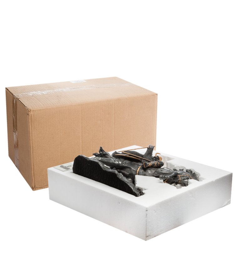 Статуэтка Викинг на коне Veronese WS-37, упаковочный вид