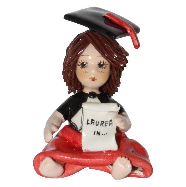 Фарфоровая статуэтка Выпускница