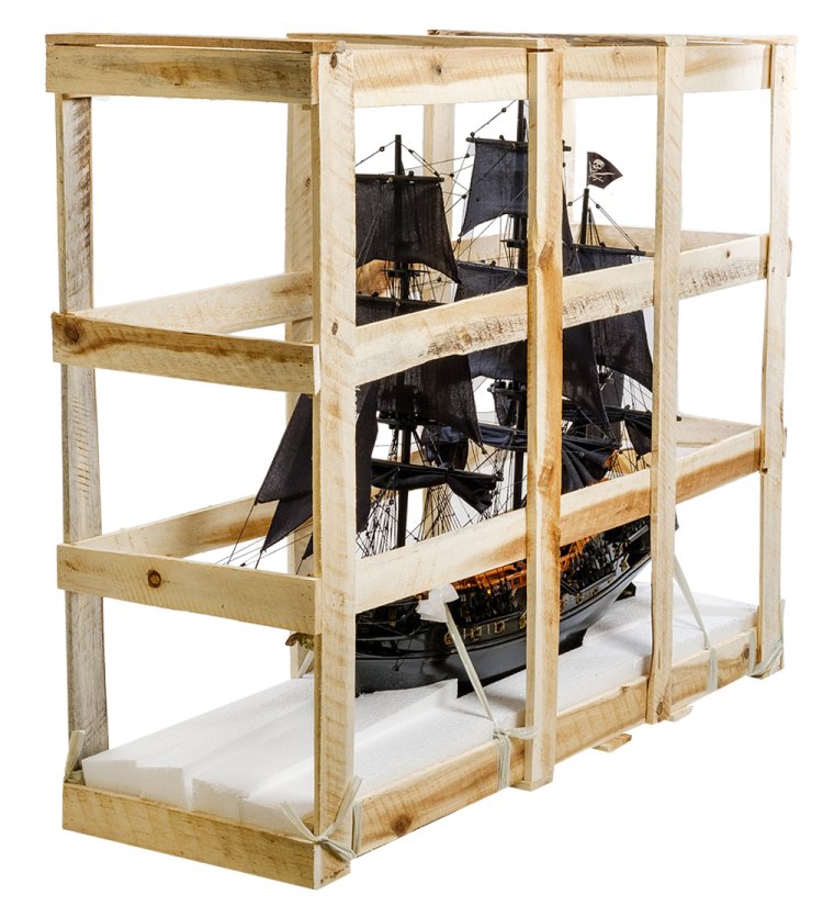 Модель корабля Черная жемчужина, фото в упаковке