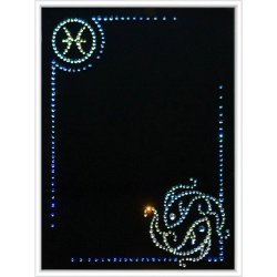 Фоторамка с кристаллами Swarovski - Рыбы