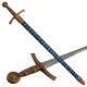 Копия Средневекового Меча в ножнах, Франция, 14 век DE-5201