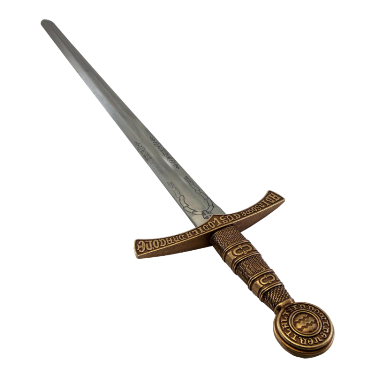 Копия Средневекового Меча в ножнах, Франция, 14 век DE-5201, вид меча