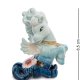 Статуэтка из фарфора Синяя Лошадка-ангелочек Pavone JP-61/27