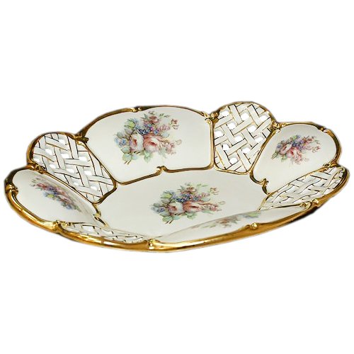 Блюдо в стиле барокко Роза