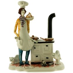 Статуэтка из фарфора Повар