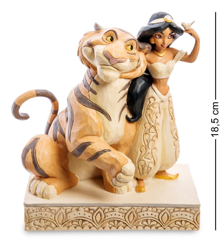 Статуэтка Жасмин и Раджа - Аладдин Disney Traditions, портретный вид
