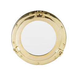 Зеркало Золотой Иллюминатор корабля, диаметр 29 см