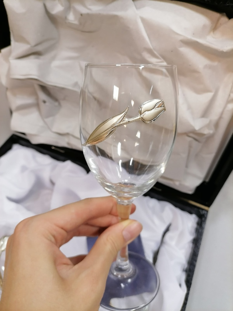 Набор для вина, фото со склада портретный вид