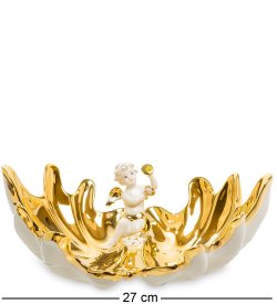 Статуэтка Ангел в раковине с тарелками