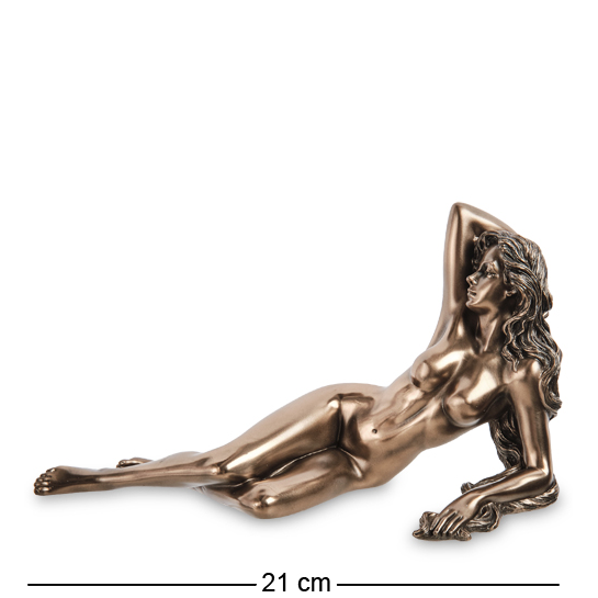 Статуэтка Девушка - Золотая грация Veronese WS-1132, вид профиль