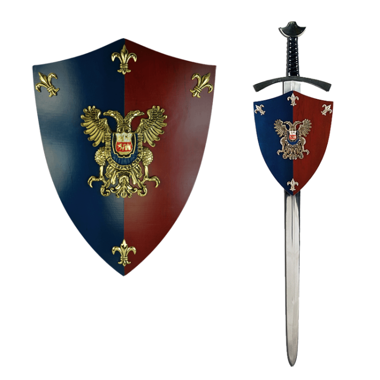 Щит геральдический малый Двуглавый Орел Art Gladius AG-884