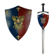 Щит геральдический малый Двуглавый Орел Art Gladius AG-884