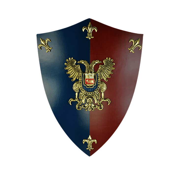 Щит геральдический малый Двуглавый Орел Art Gladius AG-884, фотография крупным планом