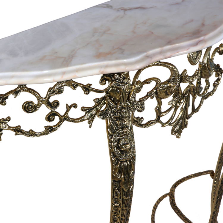 Консоль Широкая Трио, золотая Bello De Bronze BP-50008, фотография 2