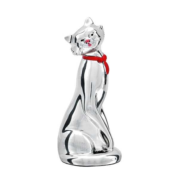 Статуэтка Кошка с красным бантом Nuova MaxArt Z300-RED