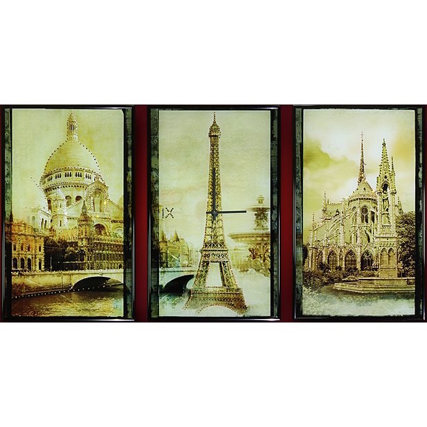 Картина Композиция Франция c кристаллами Swarovski