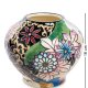 Ваза в форме шара из фарфора цветущие цветы Pavone JP-24/28