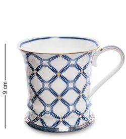 Кружка из фарфора Элегантность Небесного Цвета