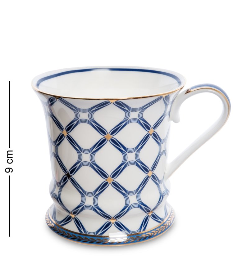 Кружка из фарфора Элегантность Небесного Цвета Eleganza Pavone JK-246