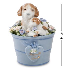 Музыкальная фигурка Пара собак Любовь