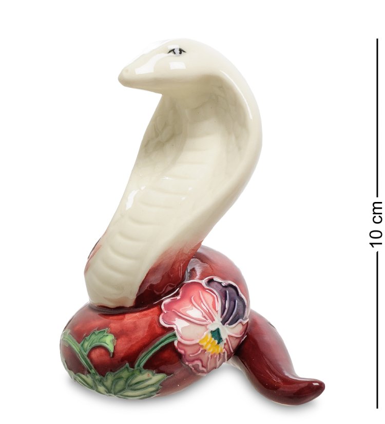 Фигурка из фарфора Красная Змея Pavone JP-51/15