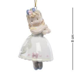 Колокольчик из керамики Танцующая Балеринка