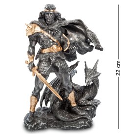 Статуэтка Викинг и Дракон
