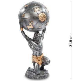 Шкатулка Атлант - Золотые Детали