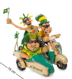 Фигурка Мотоцикла Brasil Fan-Attics